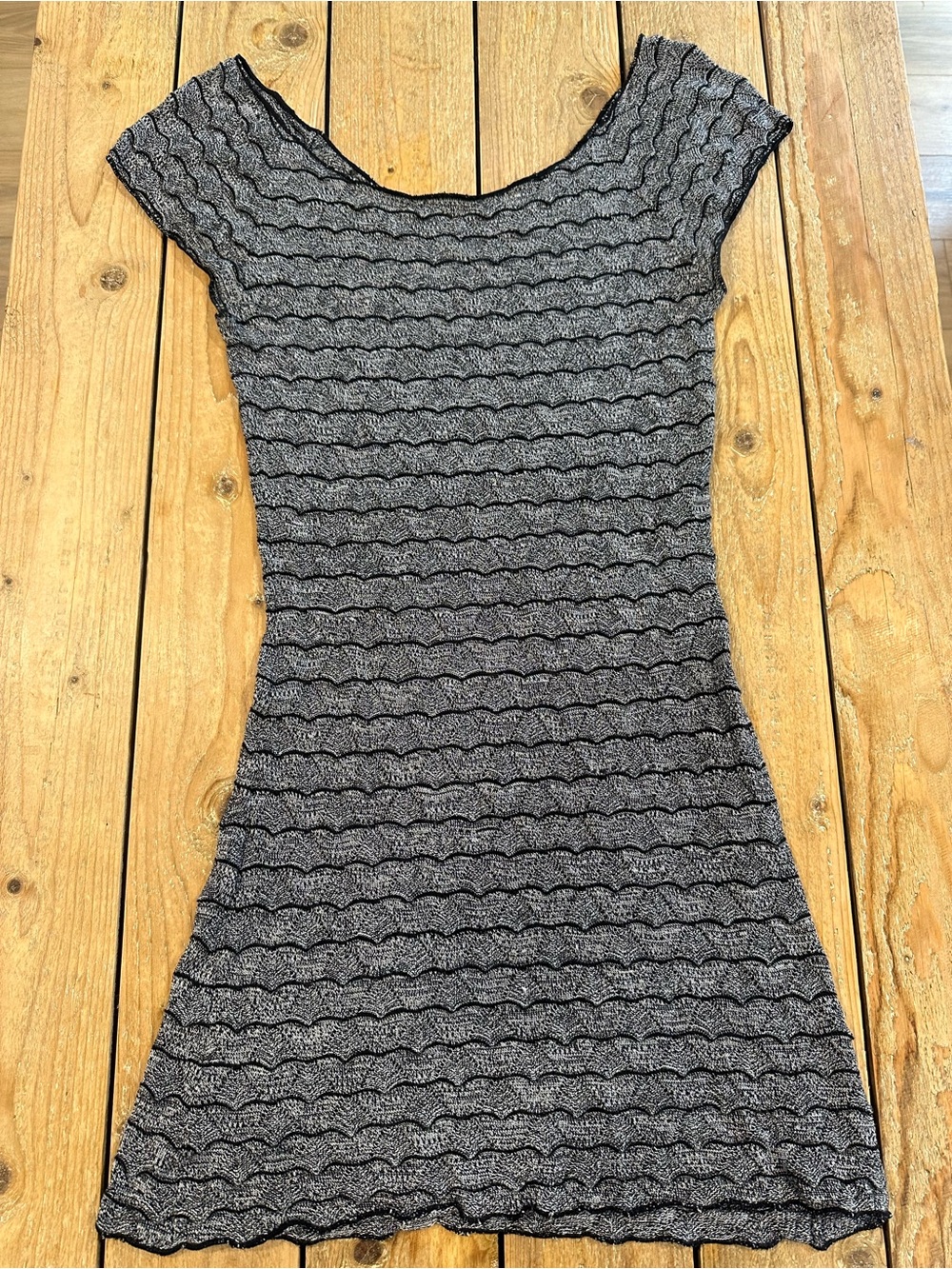 Free People Textured Wave Knit Mini Dress. Size: Medium Women’s